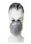 Single Use Active Carbon Face Mask , Fiberglass Free Face Mask Respirator