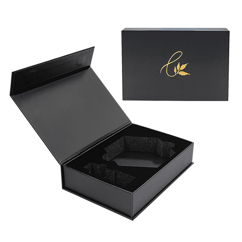 Custom Logo Luxury Matte Magnetic Closure Storage Flip Box for Customer Requirements