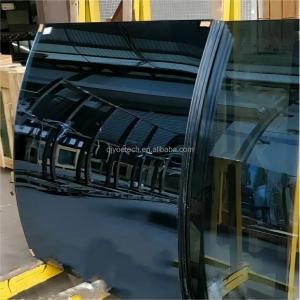 China QJY20240308-01 Clear Tinted Float Curved Toughened Glass Fine Edge wholesale