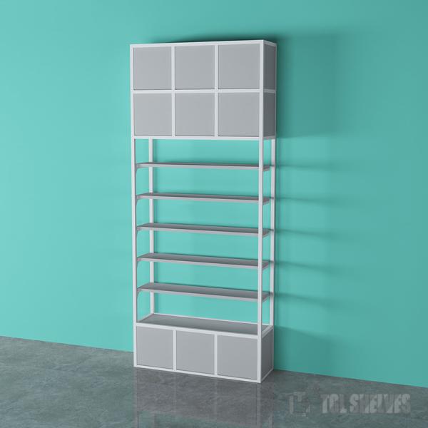 6 layers Convenience Store Rack , Display Shelving For Retail Stores 30-40KG