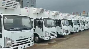 China 93KW 125HP Isuzu Refrigerated Van Diesel 4×2 Isuzu Freezer Truck wholesale