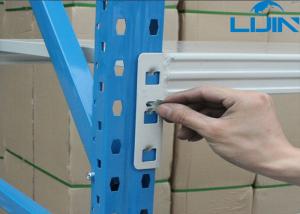 China Medium Duty Warehouse Shelving Racks , High Density Steel Warehouse Storage Shelves wholesale