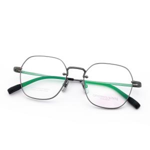 China Thin Safety Glasses Lightweight Comfortable Pure Titanium Optical Frame wholesale