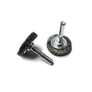 China Finishing Circular Flat Crimped Steel Wire End Radial Brush wholesale