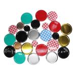 OEM bulk Metal Lug Cap For Glass Jars 20mm 38mm 48mm 63mm