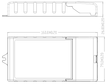 60 watt led driver 700mA to 1400mA 1 10v dimmable LED driver with 5 years warranty period