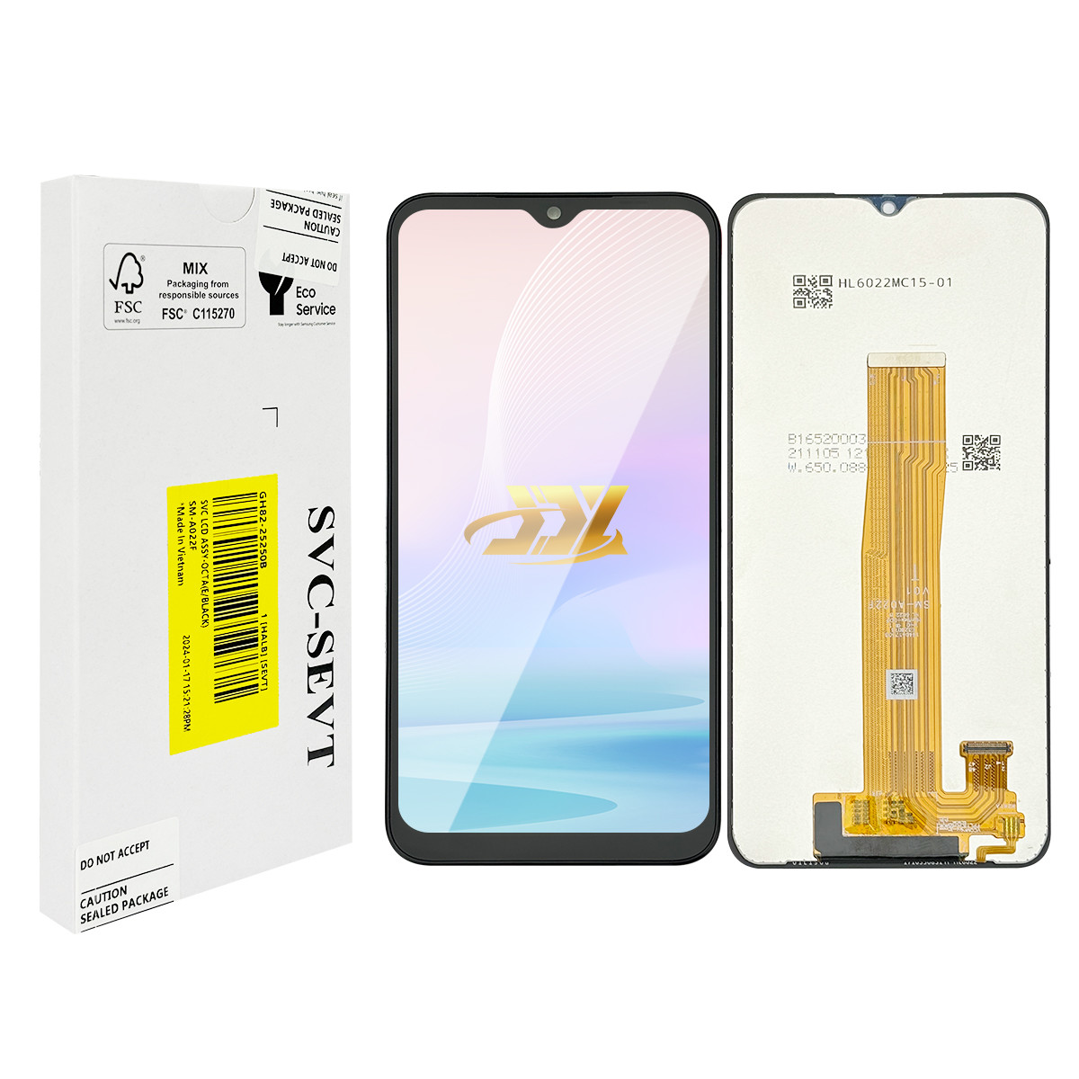 Mobile Phone A02 LCD Screen Replacement 6.5 Inch With High Contrast Svc Lcd Cell Phone Screens