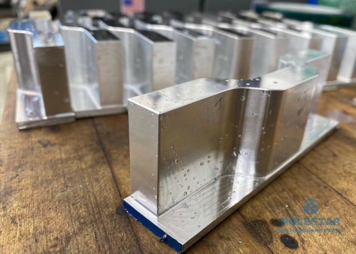 Lightweight Barrier Arm Brackets CNC Machined Aluminum Extrusions