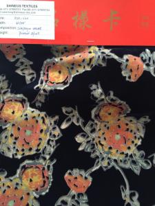China velvet burn out fabric wholesale