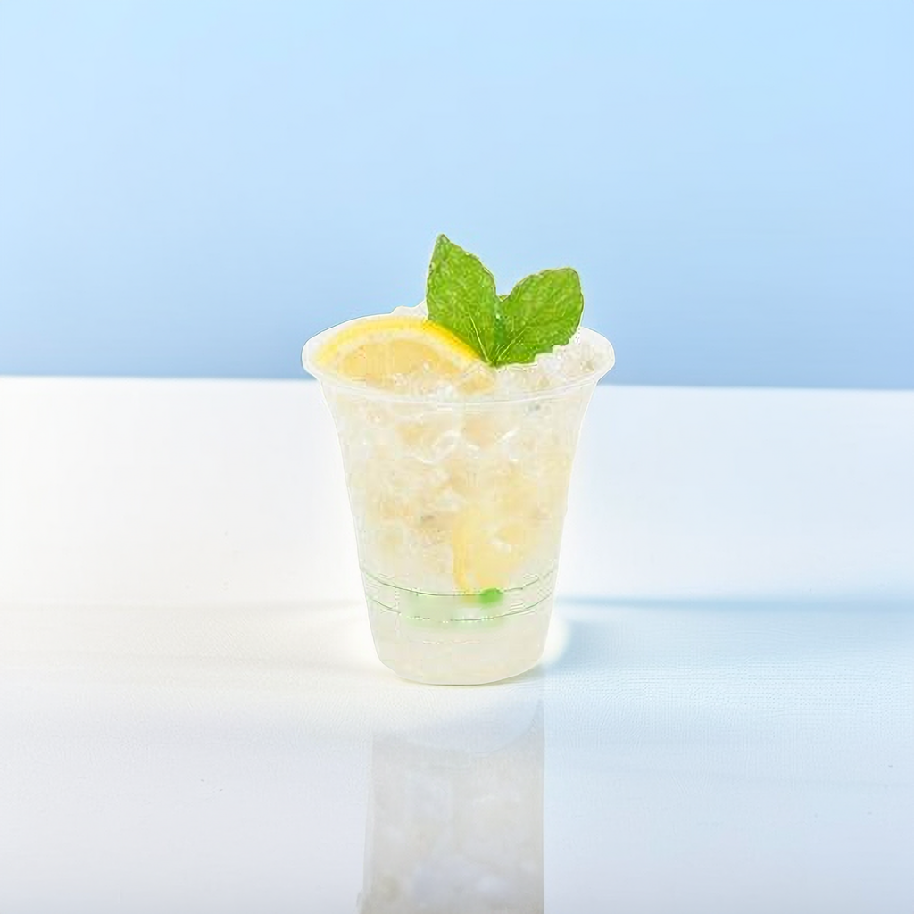 Disposable PLA 9 Oz Compostable Cups U Shaped Custom Printed