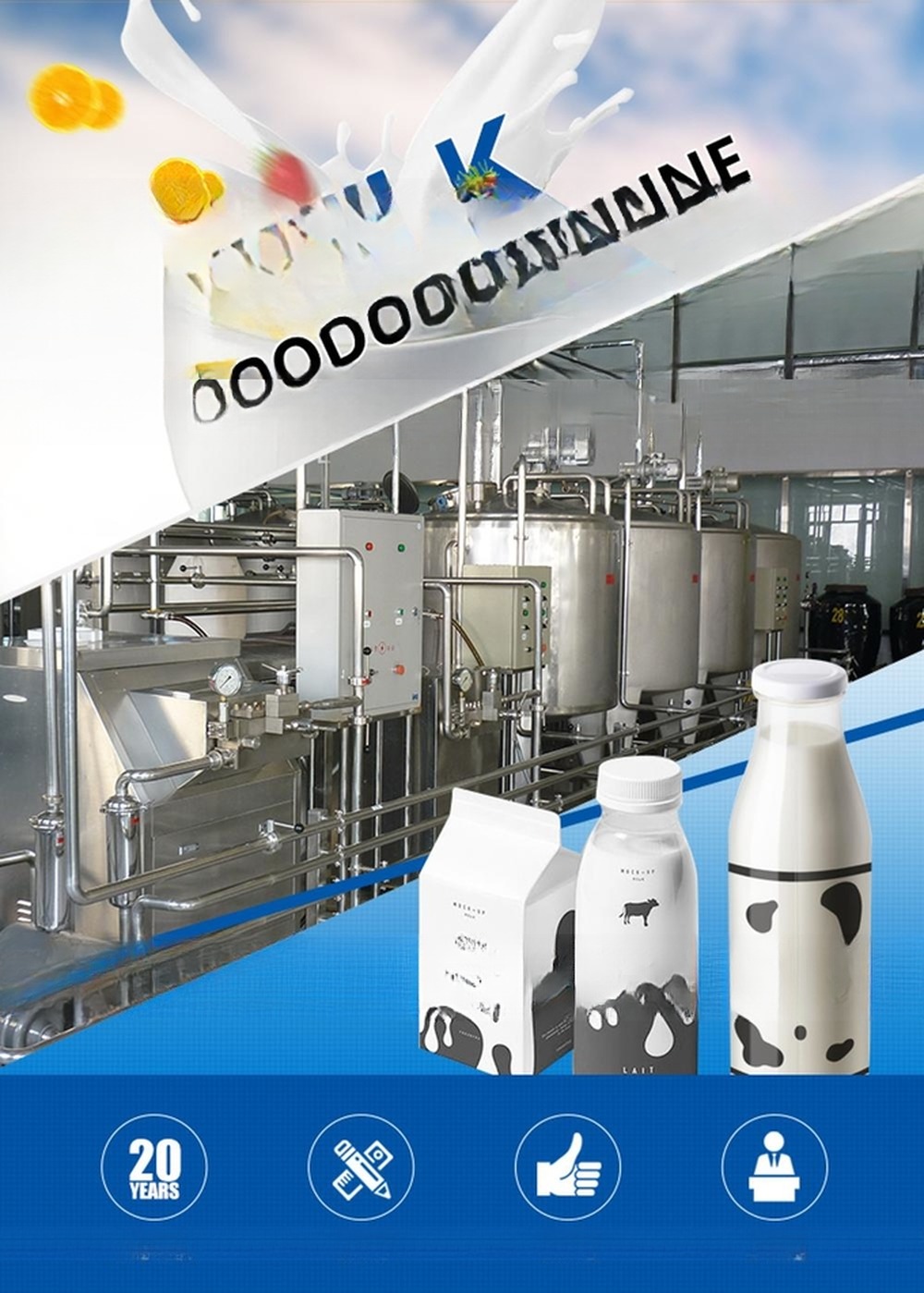 1000L Cip Cleaning System for Food Beverage at Compressed Air Inlet Pressure Mpa 0.6-0.8