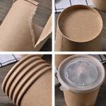 Desserts PE Coated 30ozDisposable Food Grade Biodegradable Eco Paper Food