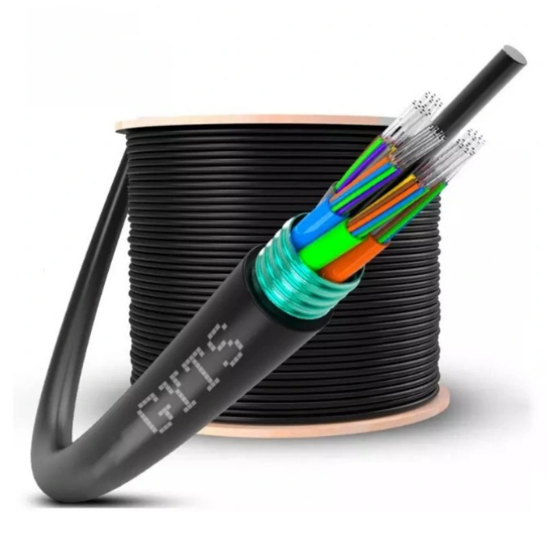 Low Voltage FTTH GYTS Armored Fiber Cable G657A/G652D Mode ≥ 10 Conductors for Outdoor