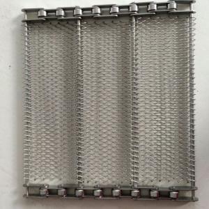 China Stainless Steel Conventional Weave Conveyor Belt for Food Production Line wholesale