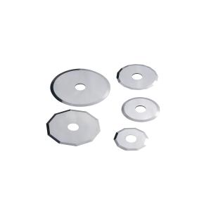 China Industrial Round HRA91.5 25X8X0.63 Tungsten Carbide Slitter Blades wholesale