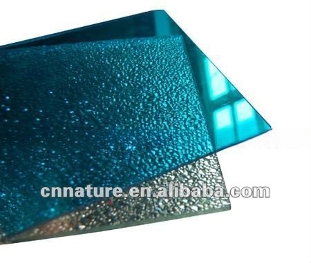100% Virgin Bayer Sun Sheets PC Embossed Sheets With 35J/M