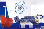 Fish Decoration Vinyl Designer Wall Sticker Clocks 10A001