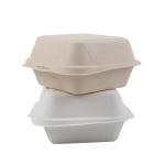 custom biodegradable sugar cane bagasse donut pastry cake packaging food