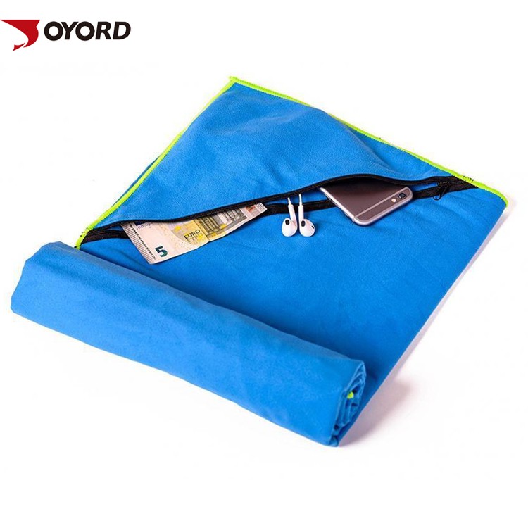 Quick Dry Personalised Sports Towel Anti Bacteria Precision Sewing Delicate Edge