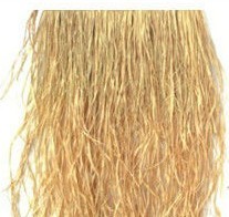 Real natural raffia grass mat