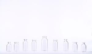China Screen Printing Pharmaceutical Clear Glass Bottles / Medical Glass Vials wholesale