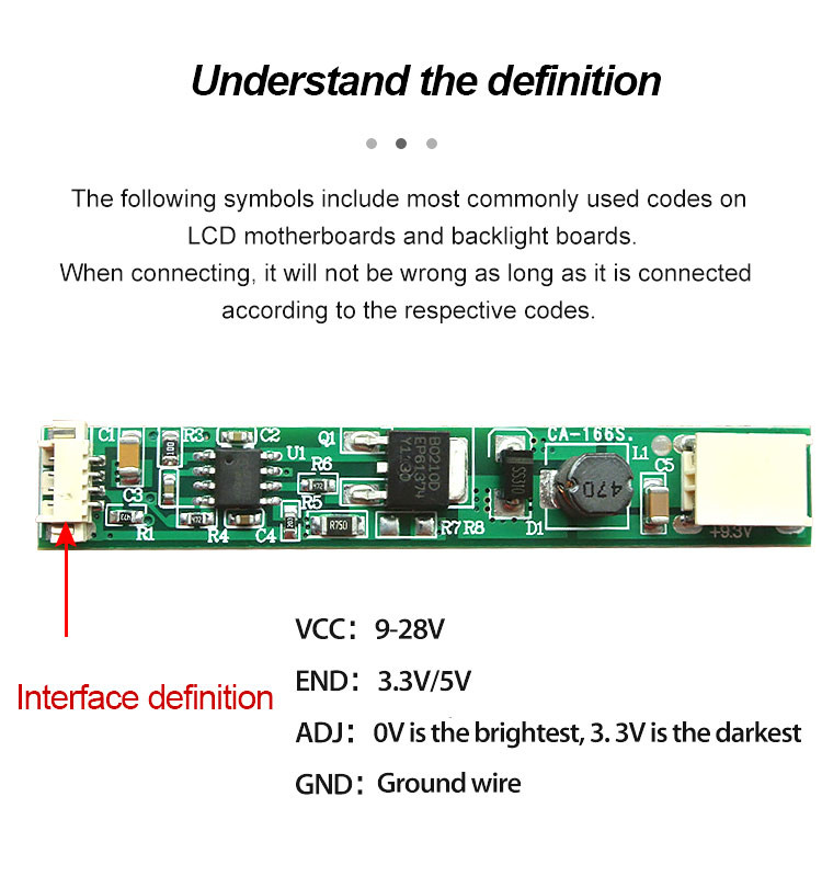 CA-166S Laptop Universal Constant Current Board 68*10mm 9.6V Output