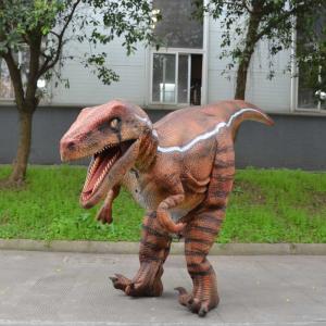 China Adult Realistic Dinosaur Costume , Theme Park Lifelike Dinosaur Costume wholesale