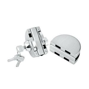 China Glass door locks LC-010, stainless steel 304 plate, finishing satin or mirror wholesale