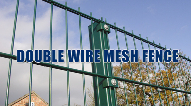 Customized 2D 868 Double PVC Coated Wire Mesh Fence High Strengthen