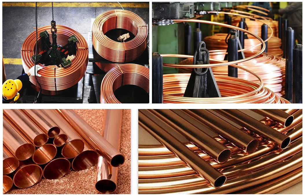 C10400 C10500 C10700 EN H62 H65 H68 Metal Seamless Tube straight pipe /Copper Pipe OD 1/2" 3/4" Copper Round Tubes