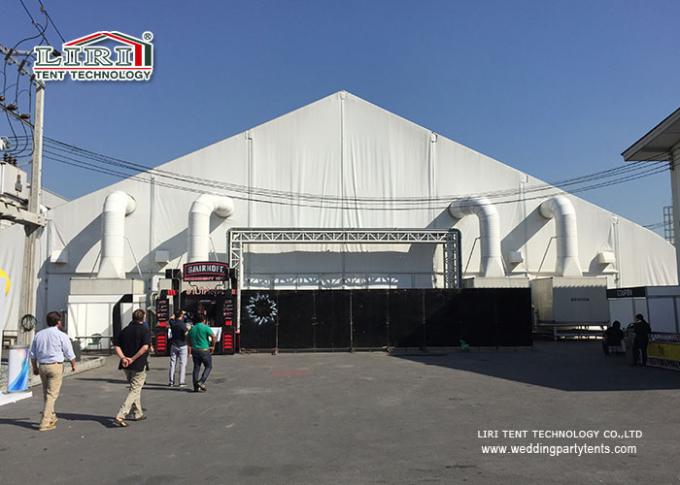 40 x 90 M With Fire Retardant White PVC Fabric TFS Tents For Events Heat Resistant 0