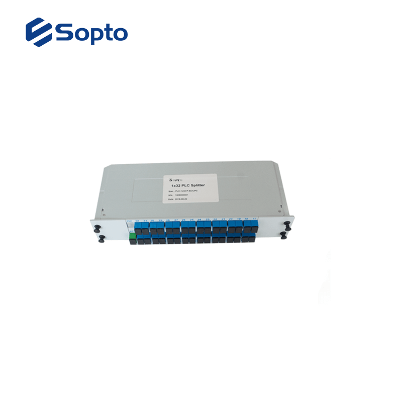 Reliable Fiber Cable Splitter , PLC Splitter 1x4 SM LC Connector Type