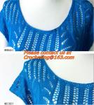 Blouse, clothing, garment, Hollow out, belt, sexy knitted, crover up, crochet,