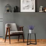H18.12inch Livingroom Small Round End Table
