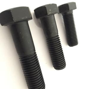 China Black Stainless Steel Flange Bolts Metric Carbon / Alloy Steel For Construction Materials wholesale