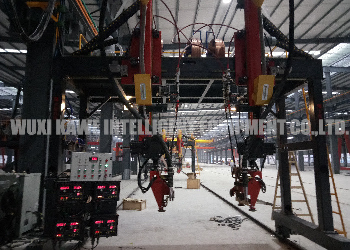 Double Arc H Beam Welding Line Automatic Welding Production Line