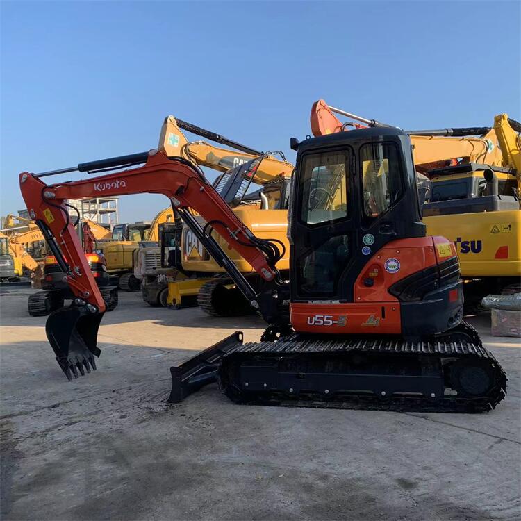 Japan Mini Crawler Kubota U55 U55-5 Uesd Excavator in Shanghai with and Kubota Engine