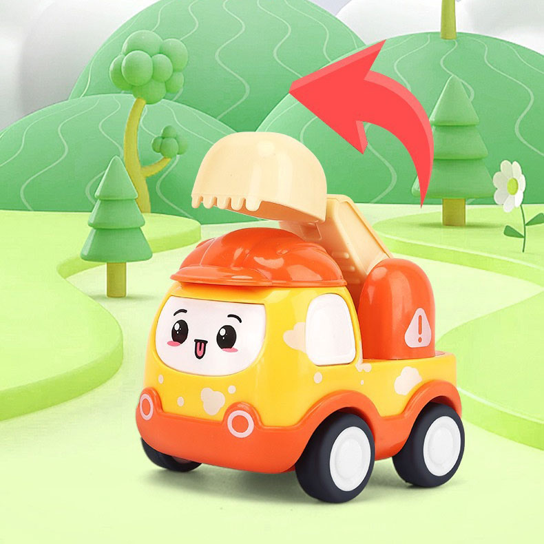 1 32 Scale Mini Q Cute Rescue Alliance Team Cartoon Inertia Power Car Dinosaur Car Toy