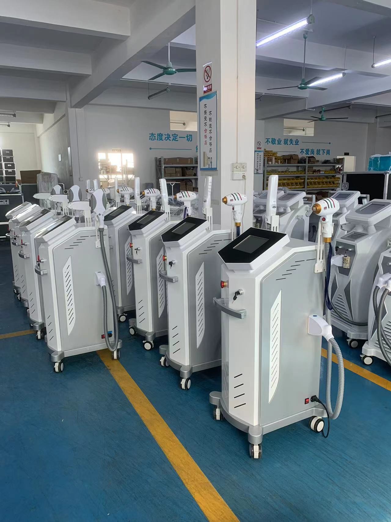 Nd Yag 808nm Diode Laser Beauty Machine And Pico 2 In 1 Epilation Soprano Laser Hair Removal Machine