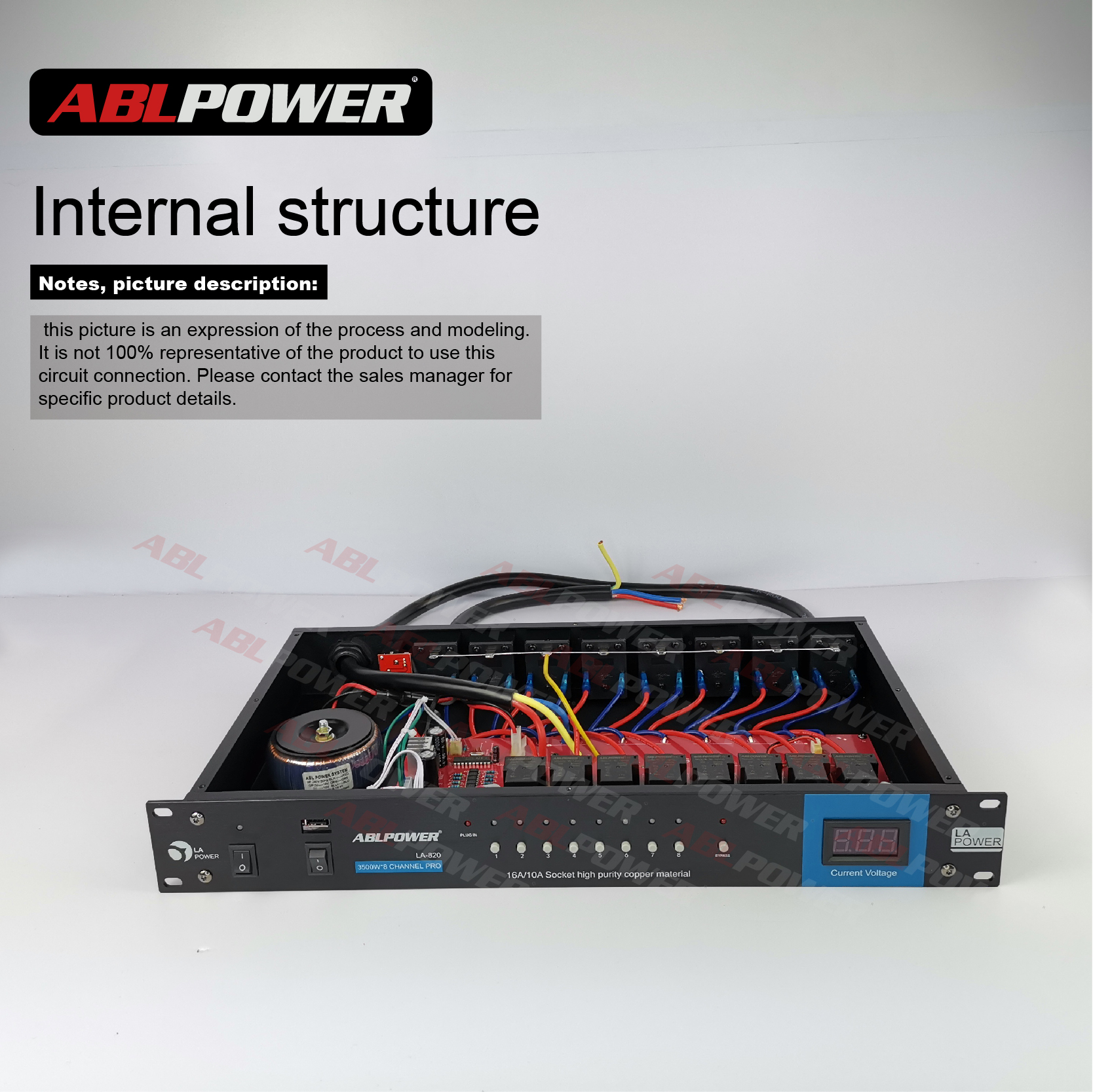 Phosphor Internal Structure Remote Power Controller