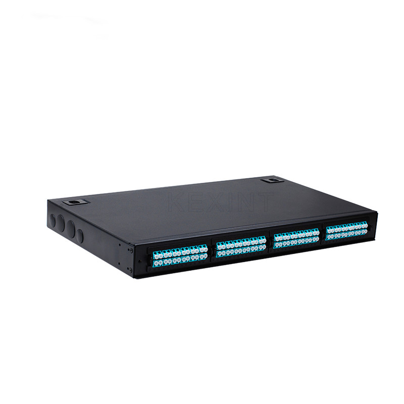 12/24 Fiber 8 Port Rack Fiber Patch Panel 24 Core MTP MPO Cassettes