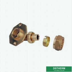 China L22MM PEX Brass Fittings PN25 105 Degrees PEX Brass Elbow wholesale