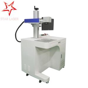 China Phone Charger Fiber Laser Etching Machine , Cables Wires Laser Marking Device wholesale