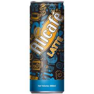 China Printing Technology Offset Printing Mocha Aluminium Canning For Ice Coffee Food Packaging wholesale