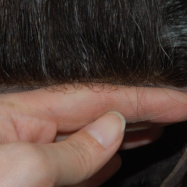 All Lace Toupee Hair System 10*7 Hair Toupee For Mens Daily Wear