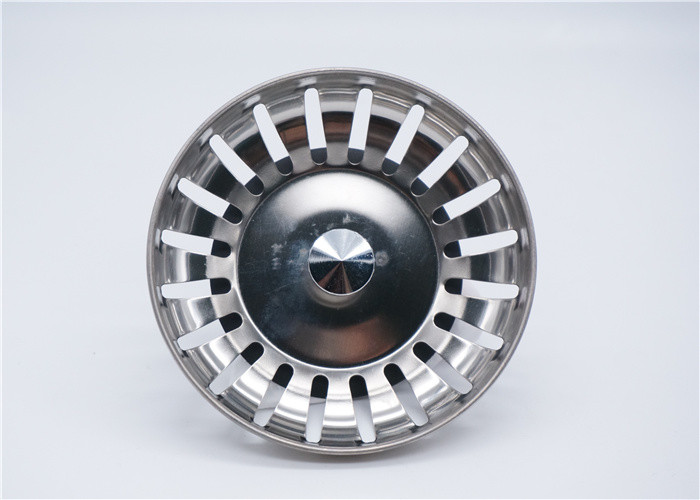 80 mm OD Sink Strainer Set Replacement Easy To Clean Anti - Corrosion