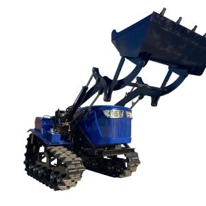 China Agricultural Crawler Farm Tractor Rubber Track Mini Power Tiller wholesale