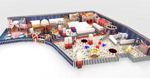 China Sweet Spot Indoor Playhouse Equipment PVC Commercial Indoor Playhouse Playground Anti Cracking wholesale