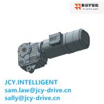 Helical Bevel Motor Gear Drive Reducer 3000rpm 79NM 3HP