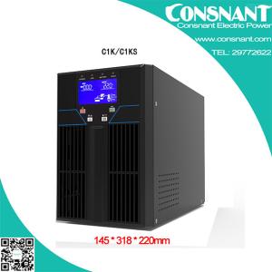China Black Online High Frequency UPS 1kva Pure Sine Wave for Medical Power Supply wholesale